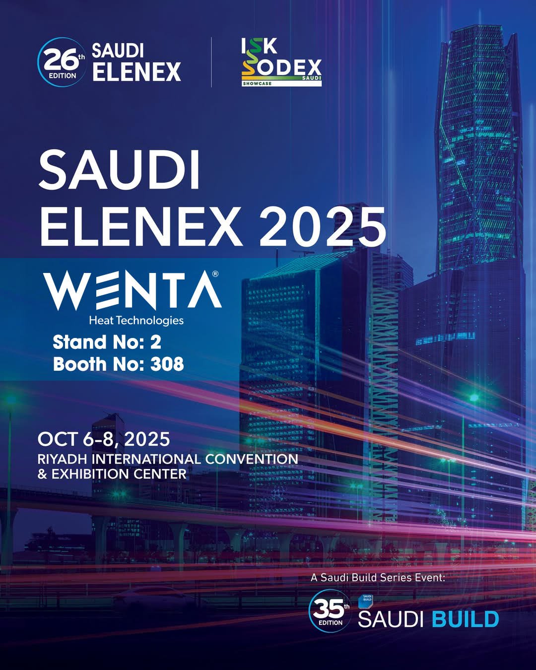 Wenta, SAUDI ELENEX 2025’teydi!