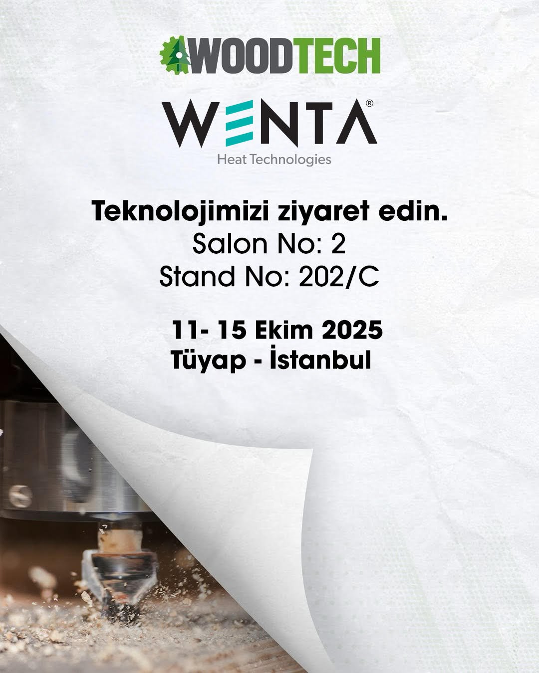 Wenta, Woodtech Fuarı 2025’teydi!
